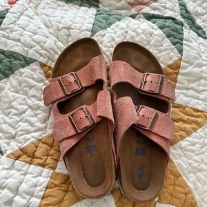 Pink Clay Birkenstocks Size 39